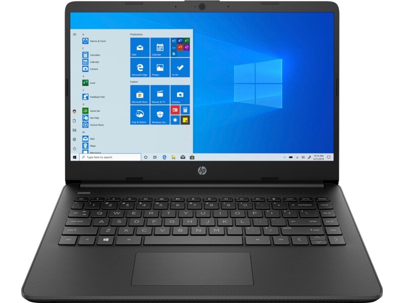 Ноутбук HP 14s-dq3002ur (3E7Y2EA) 14"(1920x1080)SVA/ Cel-N4500(1.1ГГц)/ 4Гб/ 128Gb SSD/ UHD Graphics/ нет DVD/ Win10 / Черный