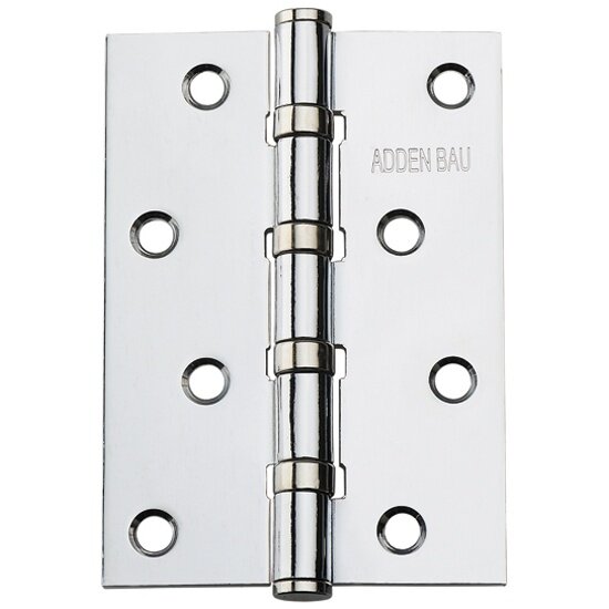 Петли дверные универсальные ADDEN BAU 100X70X2.5 4BB POLISH CHROME Хром б/короны 1шт