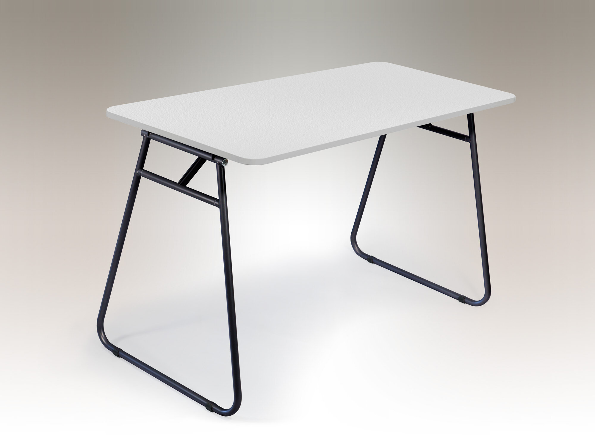 Универсальный складной стол «Плияж», белый, черный