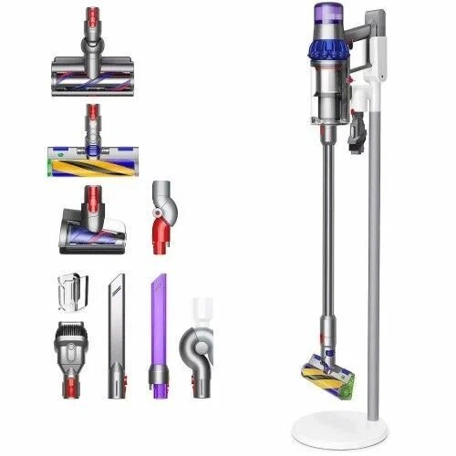 Пылесос Dyson V15 Detect Plus (Серебряно-синий)