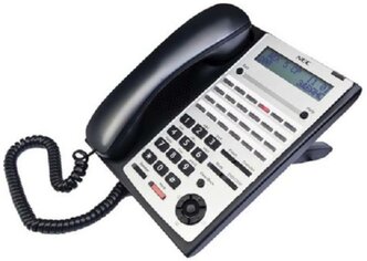 NEC IP4WW-24TXH-A-TEL (ВК) Телефон 24 кн, 2-х строчный дисплей, черный для NEC SL1000