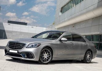 Пороги AMG для Mercedes W222 рестайлинг