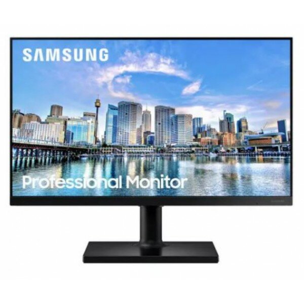 Монитор 23.8 Samsung F24T450FQI черный PLS LED 16:9 HDMI матовая 250cd 178гр/178гр 1920x1080 D-Sub FHD 3.3кг