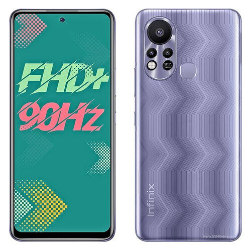 Смартфон INFINIX Hot 11S NFC 128Gb, X6812B, фиолетовый