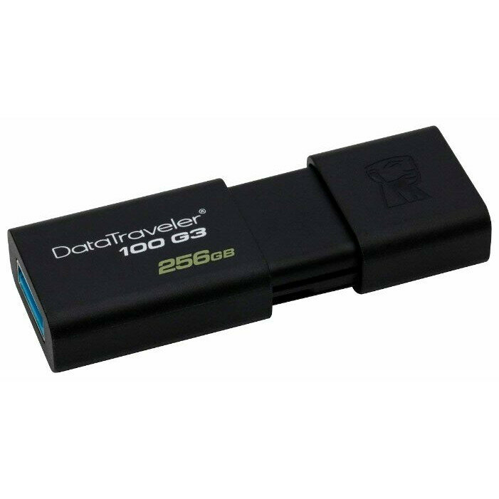 USB Flash накопитель 256Gb Kingston DataTraveler 100 G3 Black (DT100G3/256GB)