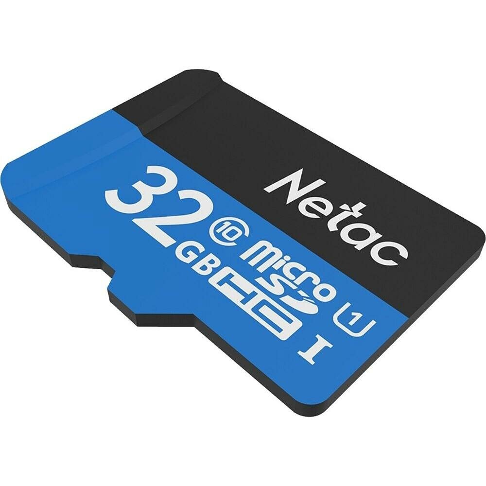 Карта памяти microSDHC Netac 32Gb P500 Standard UHS-I 90MB/s NT02P500STN-032G-R, 1шт.