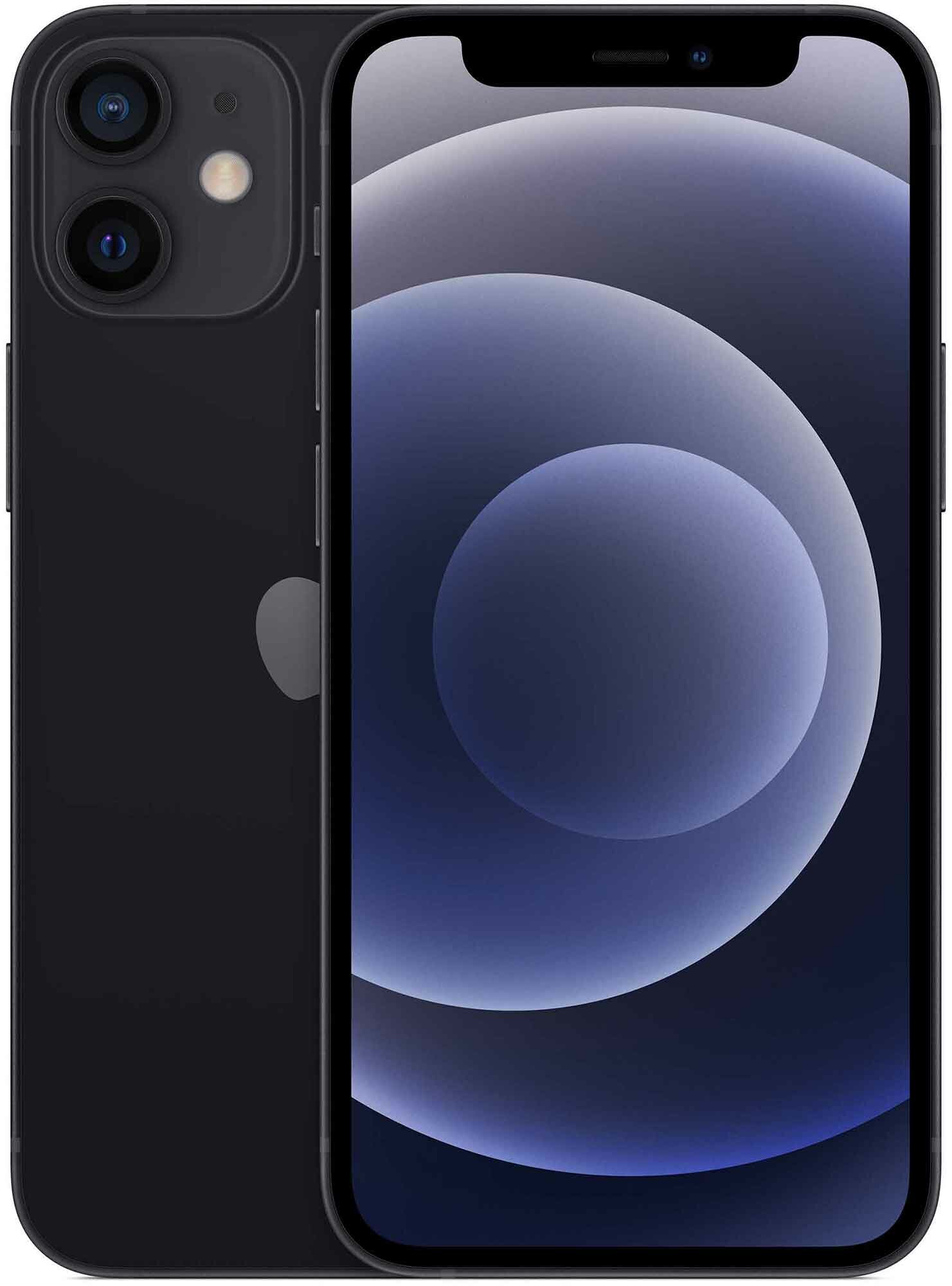 Смартфон Apple A2403 iPhone 12 256Gb черный (MGJG3HN/A)
