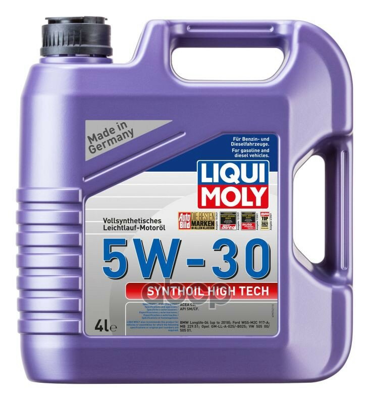  9076   . Synthoil High Tech 5w-30 4 Liqui moly20958