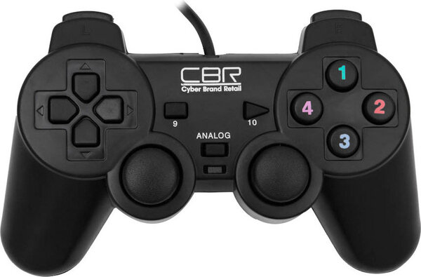 Геймпад CBR CBG 910 для PC, проводной, 2 вибро мотора, USB .