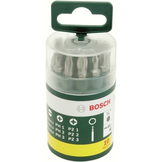 Набор бит Bosch 2607019454, 10 шт