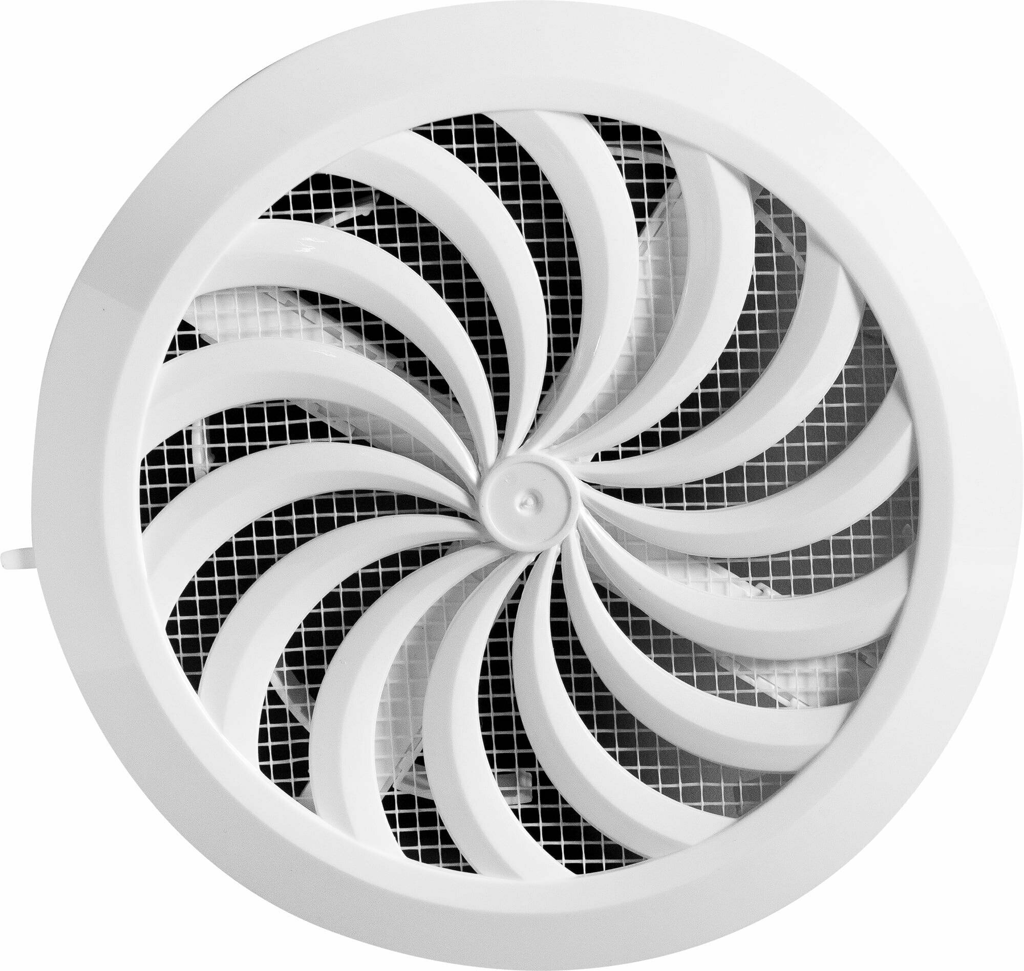 Решётка вентиляционная Equation D100/150 мм 180 мм полистирол цвет белый - фотография № 3