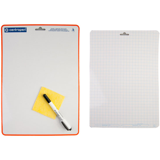 Доска для рисования маркером А4 (7779) + маркер (2709) CENTROPEN - фото №1