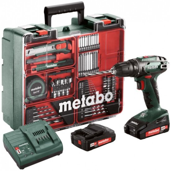 Дрель-шуруповерт аккумуляторная METABO BS 18 SET (602207880)