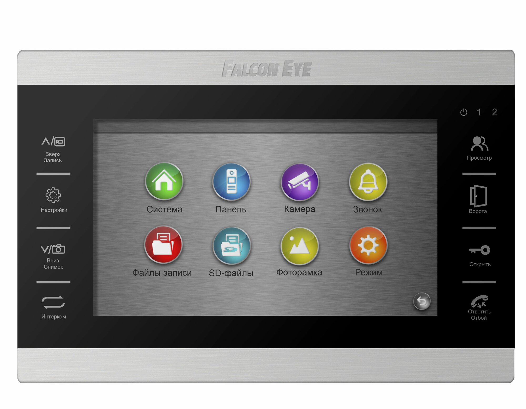 фото Монитор видеодомофона Atlas Plus HD Black Falcon Eye