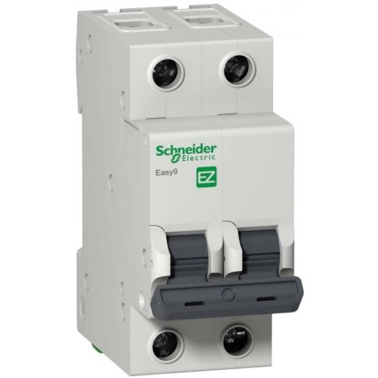 Автоматический выключатель SCHNEIDER ELECTRIC 2p C 20А 4.5кА EASY 9 EZ9F34220