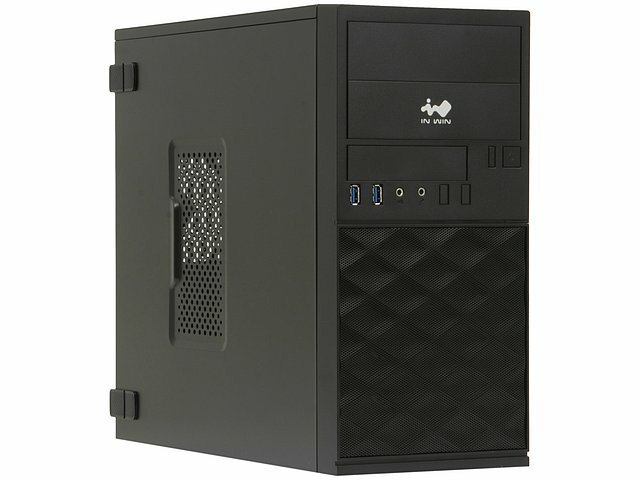 Корпус IN-WIN Корпус Minitower IN-WIN IW-EFS052U3, mATX, черный (500Вт)