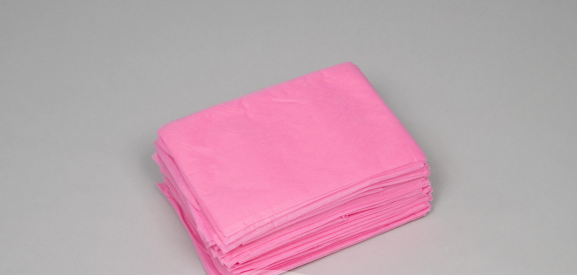 фото Простыня Спанбонд Розовый 200х70см, 25 шт/упк, 603-898