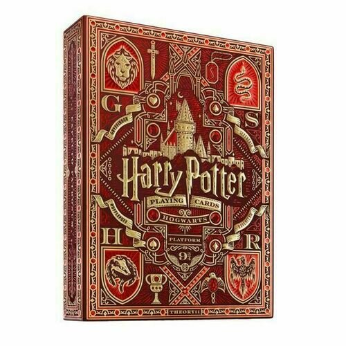 Сувенирная колода карт Theory11 Harry Potter красная
