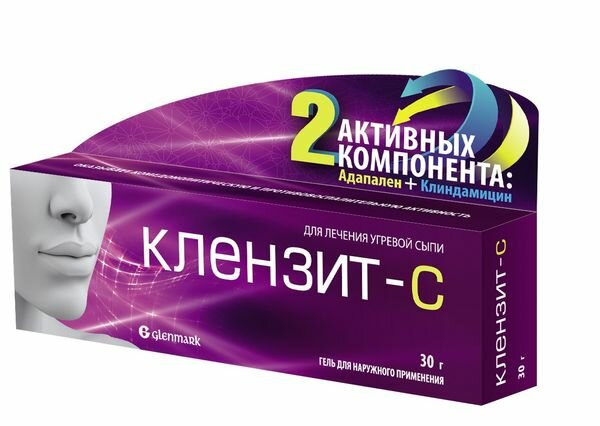 Клензит-С гель 15г Glenmark Pharma - фото №1