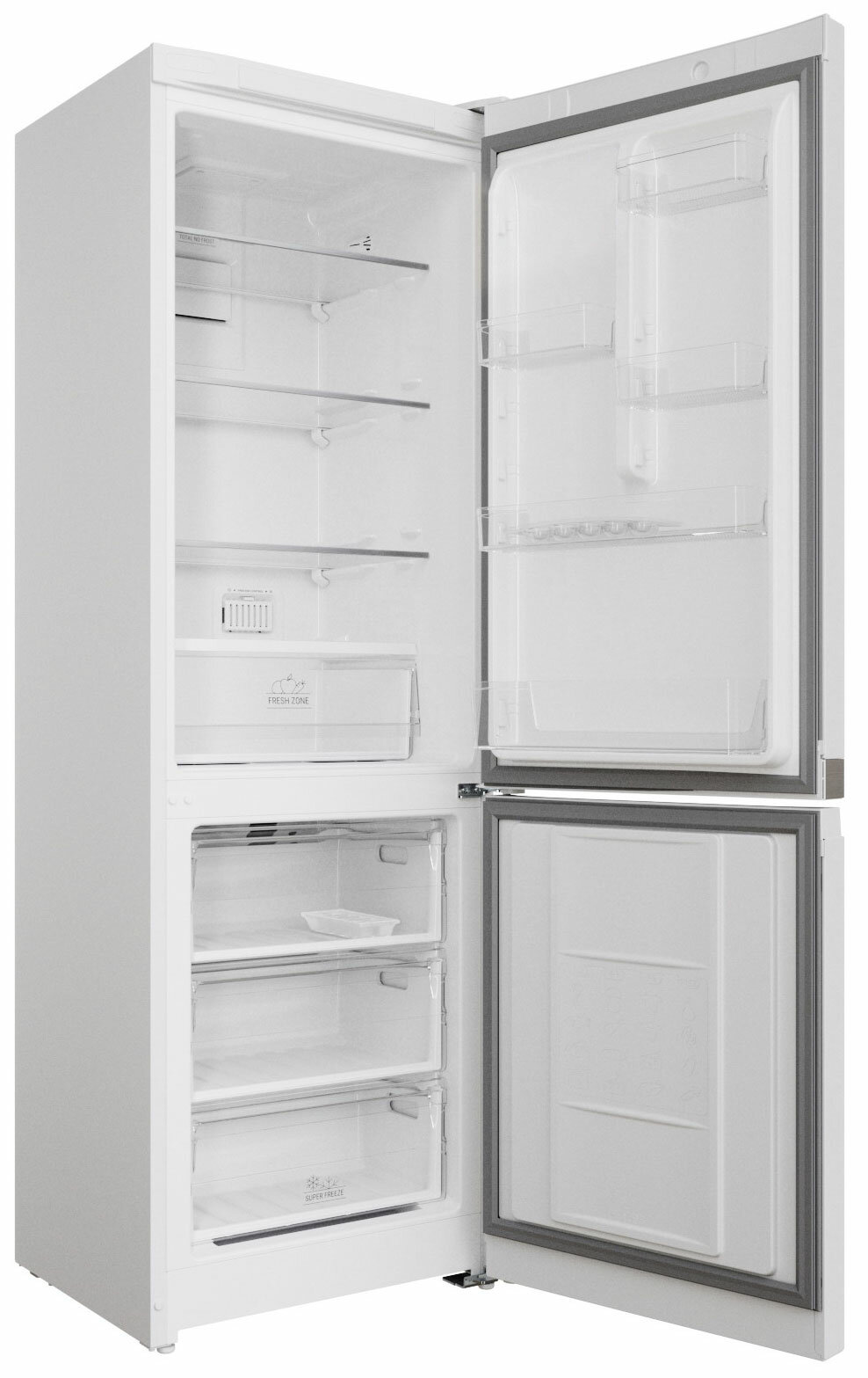 Двухкамерный холодильник Hotpoint HT 5181I W белый - фотография № 4