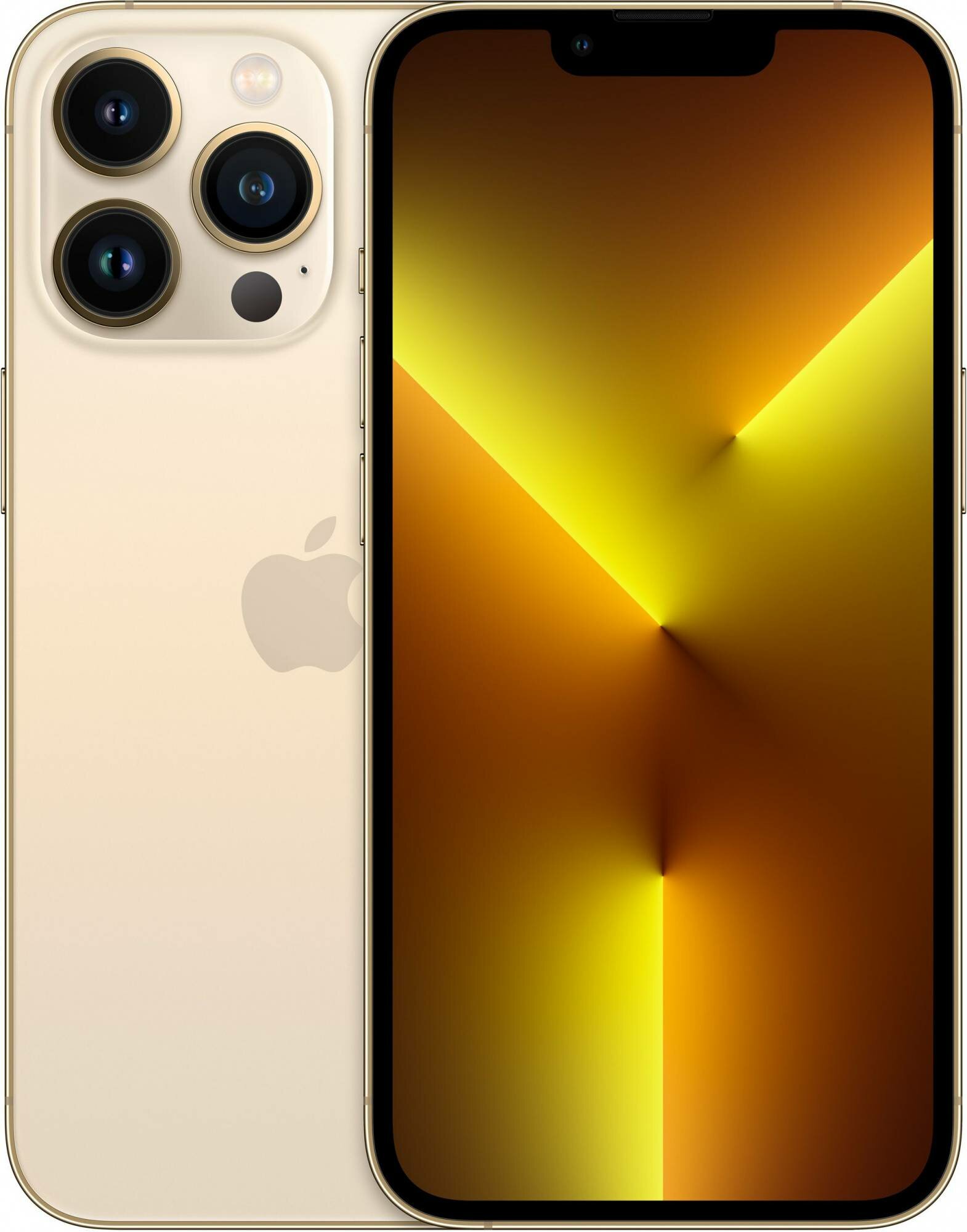 Смартфон Apple iPhone 13 Pro A2483 128ГБ, золотой (mltr3ll/a)