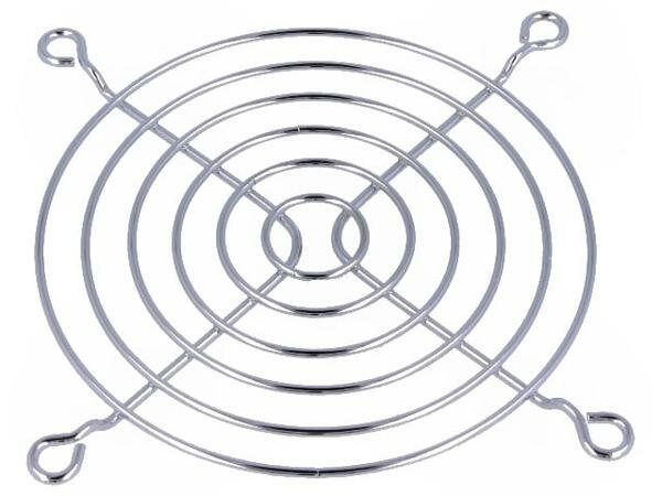 Решетка FANOVER FG-09, 92x92 мм, металл, Монтаж винт, 1шт