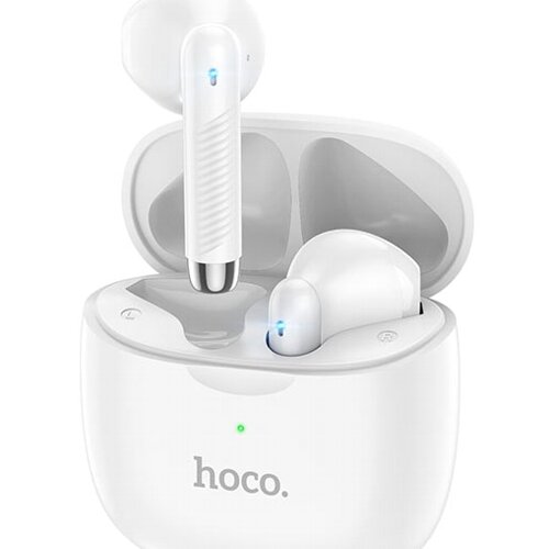 Bluetooth наушники вкладыши с микрофоном TWS Hoco ES56 Scout, беспроводная мобильная гарнитура, белые