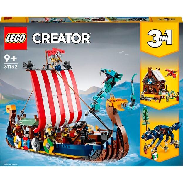 Конструктор LEGO Creator, Viking Ship and The Midgard Serpent 31132