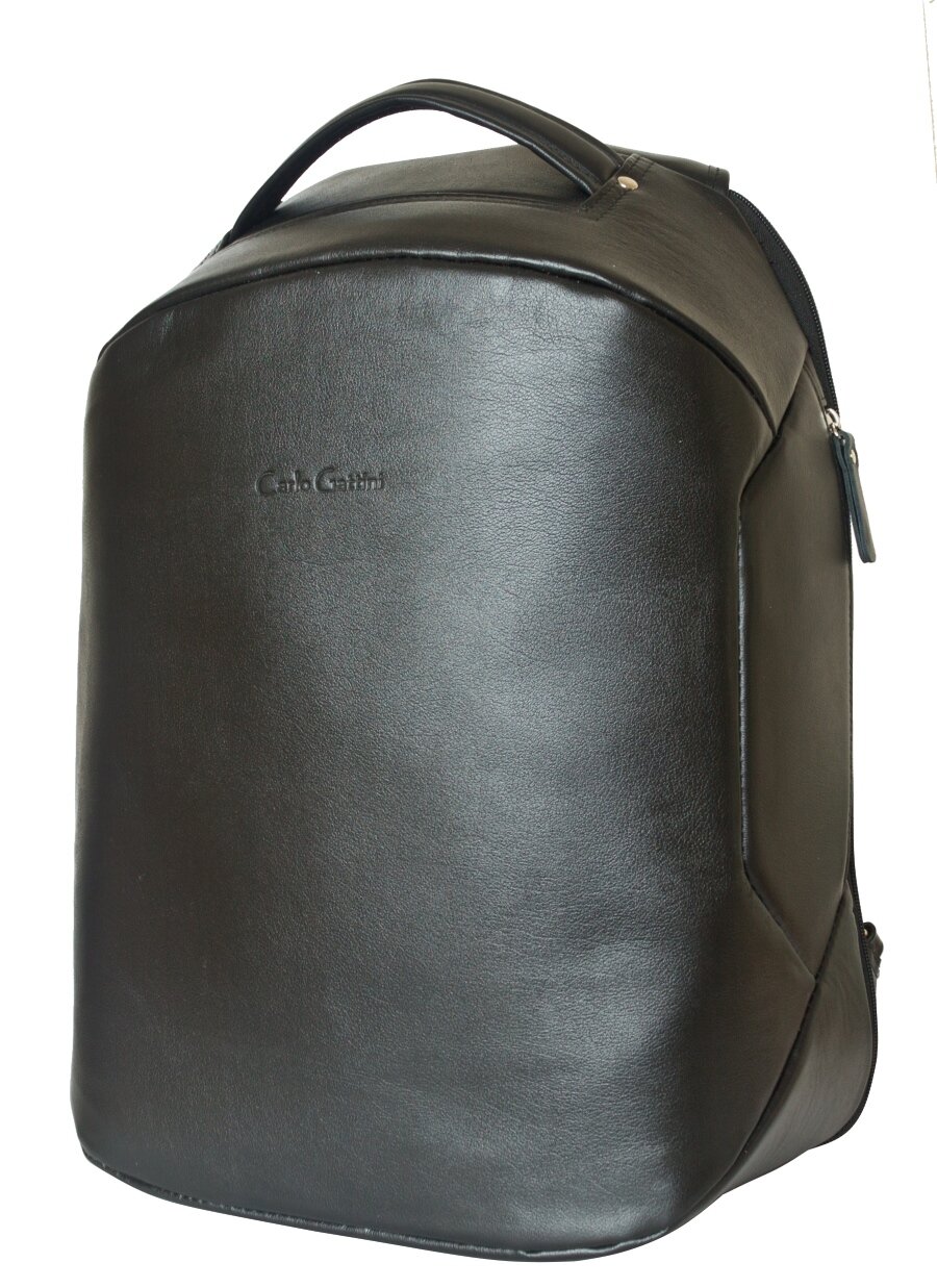 Большой черный рюкзак из кожи Carlo Gattini 3068-01