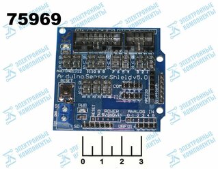 Радиоконструктор Arduino sensor shield V.5.0 uno плата расширения