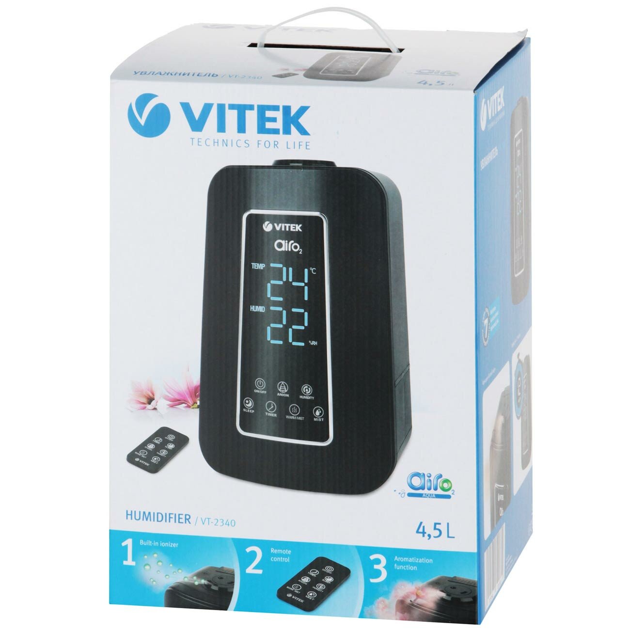 Воздухоувлажнитель Vitek VT 2340 - фотография № 4