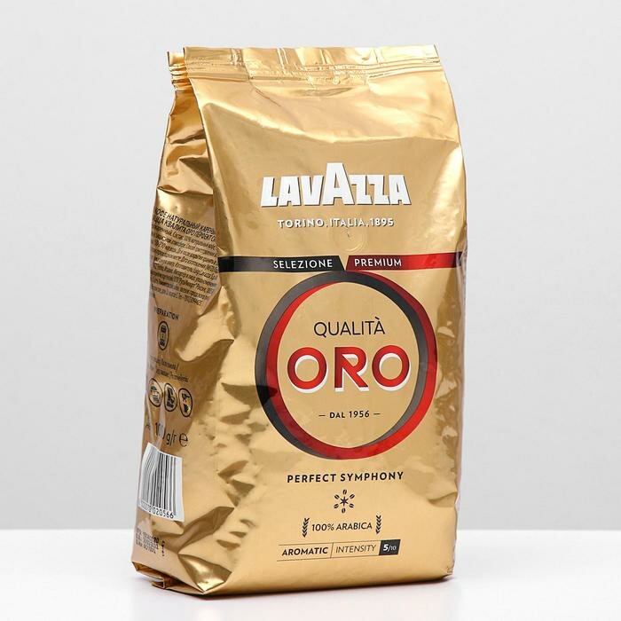 Lavazza Кофе зерновой LAVAZZA Оро, 1 кг - фотография № 1