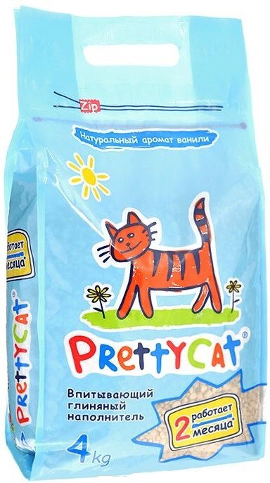 PrettyCat Aroma Fruit наполнитель минеральный впитывающий 20 кг. 40 л.