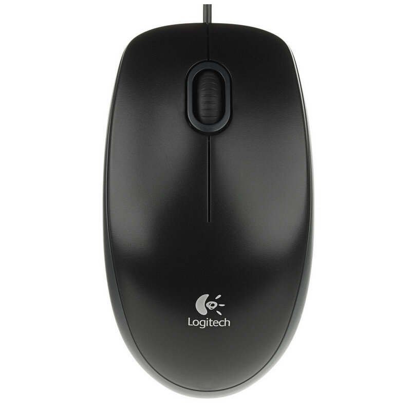 Мышь компьютерная Logitech B100 Optical Mouse USB (910-003357) 351951