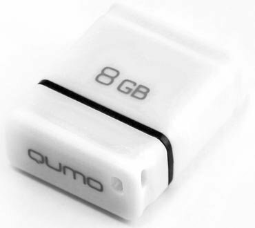 USB Flash накопитель 8Gb QUMO Nano White