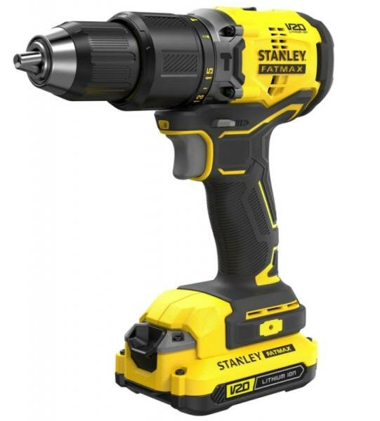 Аккумуляторная дрель-шуруповерт STANLEY Fatmax SFMCD715C2K-QW