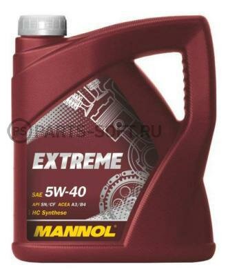 MANNOL 1021 Моторное масло EXTREME 5w40 (4л)