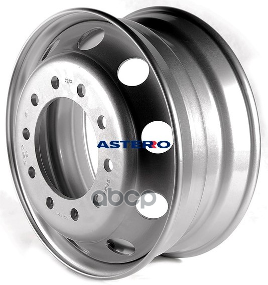 Автодиски Asterro Tc1607c R16x5.5 6x170 Et106 Cb130 Silver Усиленный С Вентилем, 1000 Кг ASTERRO арт. 2223