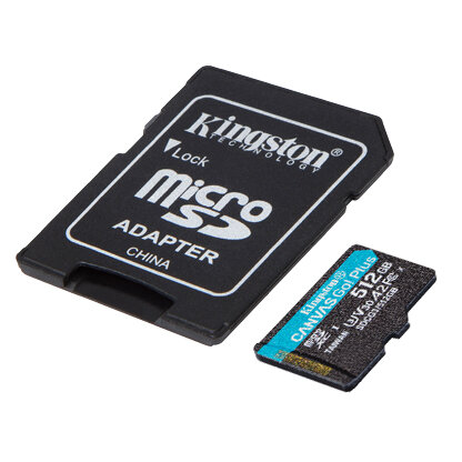 Карта памяти microSDXC 512Gb Kingston, UHS-II Class U3 V30 A2