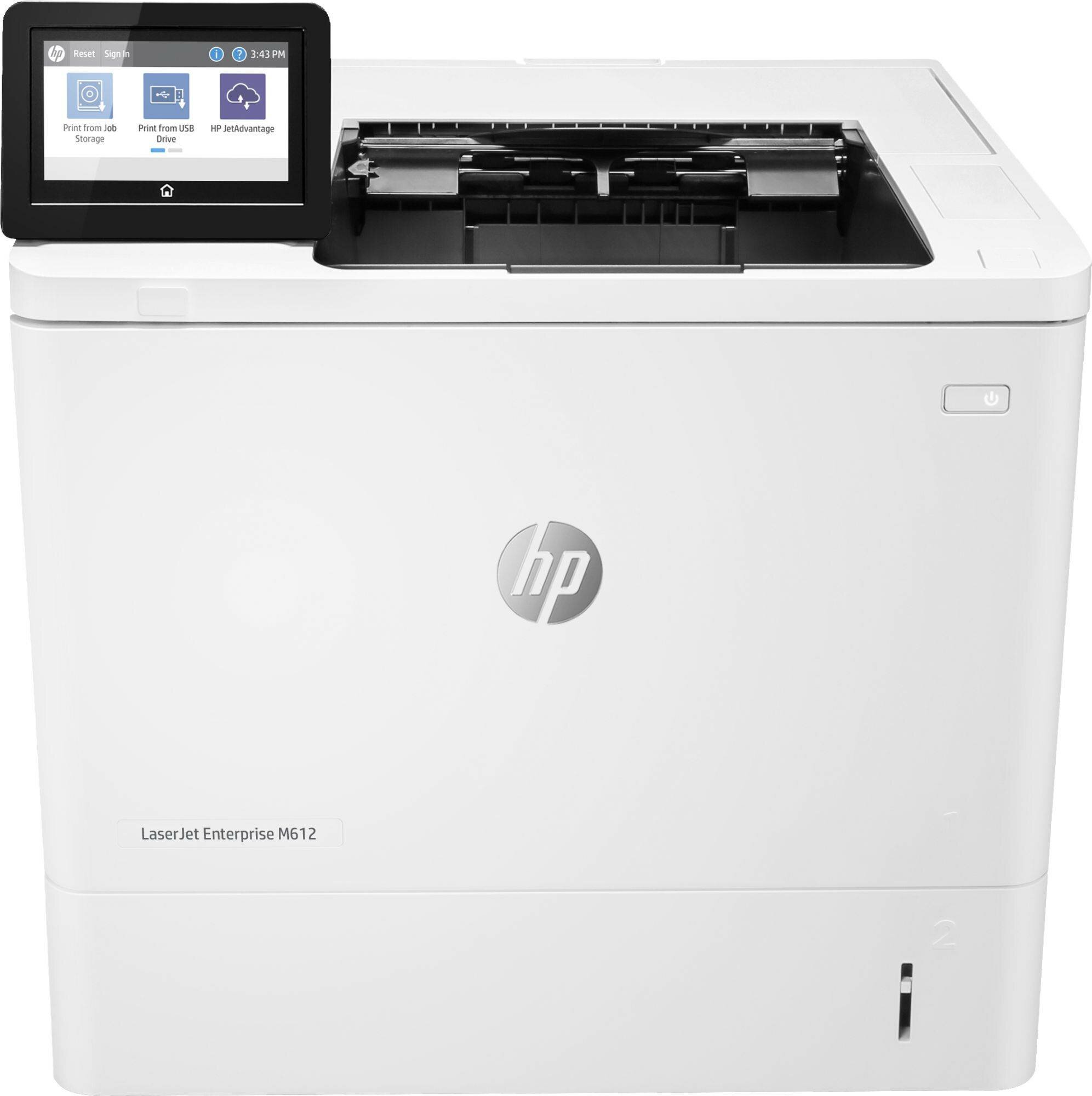 Принтер HP LaserJet Enterprise M612dn белый/черный (7ps86a)