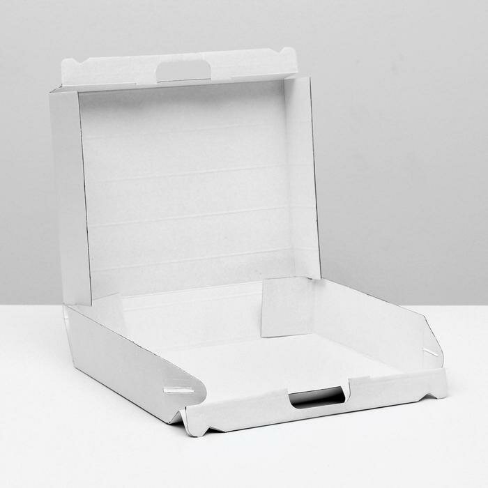 Коробка универсальная с ручкой, белая, 34,5 х 8 х 27 см (5 шт) - фотография № 2
