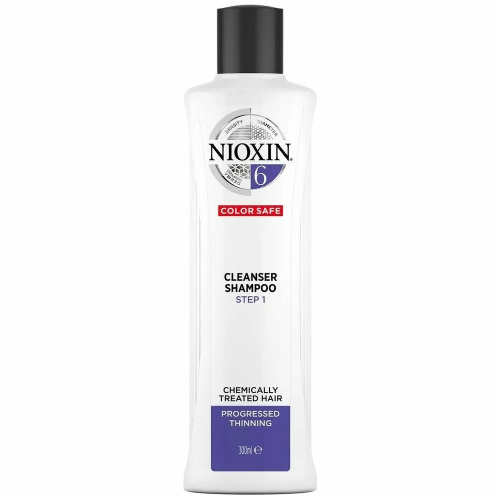 Nioxin Очищающий шампунь System 6, 300 мл.