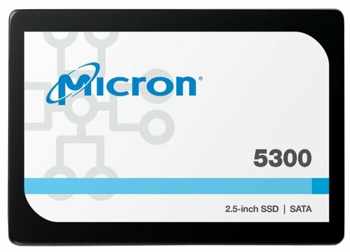 SSD-накопитель Micron 5300 PRO 3.8 ТБ SATA MTFDDAK3T8TDS-1AW1ZABYYR