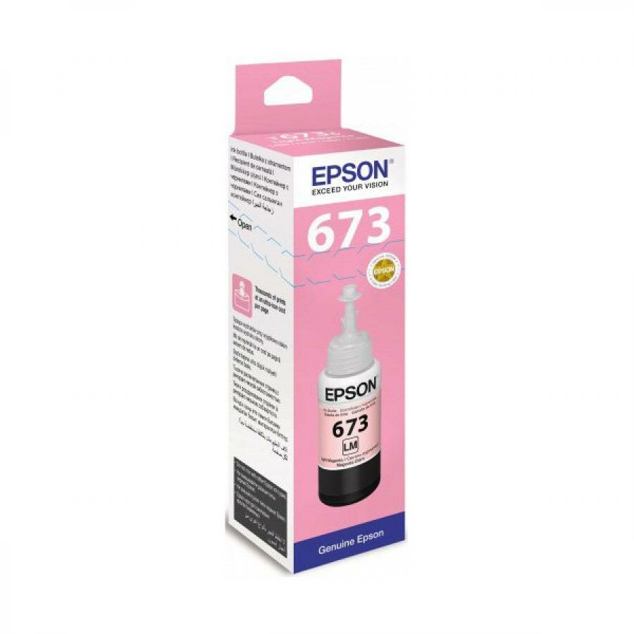 Картридж Epson T6736 (C13T67364A) для Epson L800, светло-пурпурный
