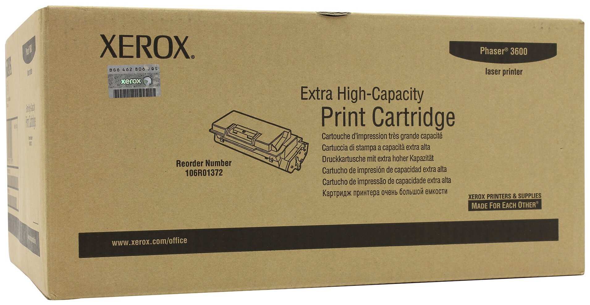 Тонер-картридж Xerox 106R01372