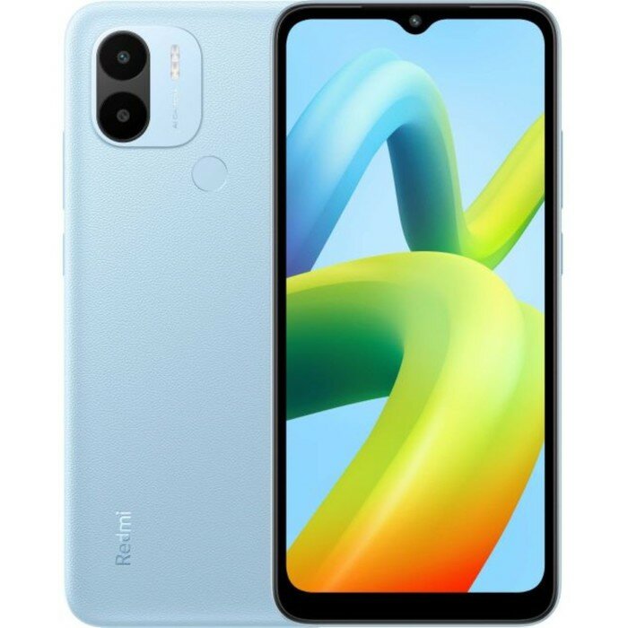 XIAOMI Смартфон Xiaomi Redmi A1+ RU, 6.52", IPS, 2 Гб, 32 Гб, 8 Мп, 5 Мп, 5000 мАч, синий