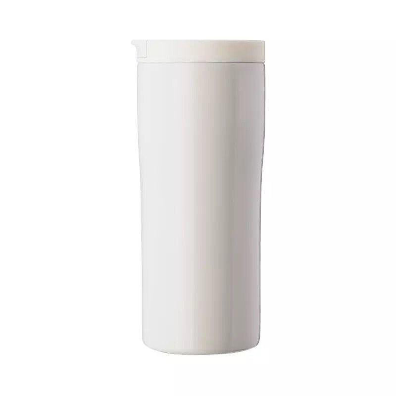 Термокружка Fun Home Portable Leak-Proof Coffee Cup 480мл, белая - фотография № 1