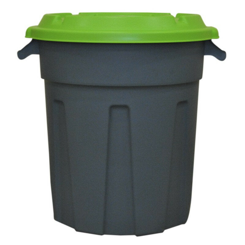 Бак для отходов 80л пластик, зеленый для пищ./непищ. прод .(до -30) - фотография № 1