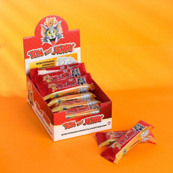 Tom and Jerry конфеты жевательные ассорти вкусов, 34,5 г - фотография № 1