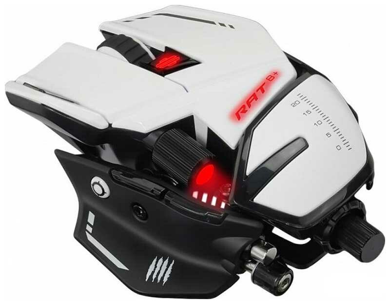 Игровая мышь Mad Catz R.A.T. 8 WH белый